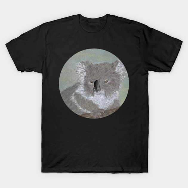 Koala Watches from Tree T-Shirt by AussieLogic